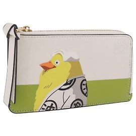 LOEWE x Studio Ghibli Mr. Otori Card Case Leather Beige Gold