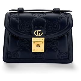 Gucci Padlock GG Embossed Leather Mini