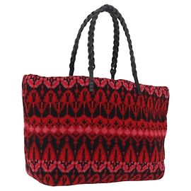 Borsa tote Fendi in lana rossa