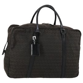 Fendi Vintage Boston Zucchino Canvas XL