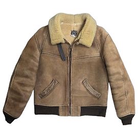 Autre Marque Giacca Avirex B-6 in Pelle Shearling