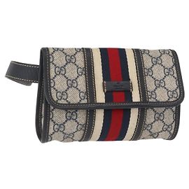 Cintura Gucci Vintage Web GG Coated Canvas Small