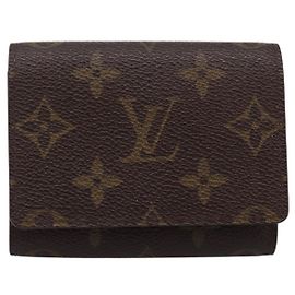 Louis Vuitton Bifold Card Case Canvas Small