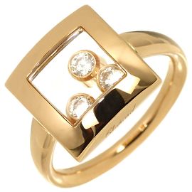Anillo Chopard Happy Diamond en oro rosa de 18K