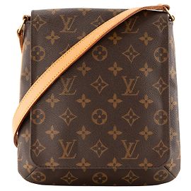 LOUIS VUITTON - Borsa a tracolla Louis Vuitton Musette Salsa vintage in tela monogram coated