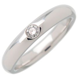 HARRY WINSTON Ehering 1P Diamant PT950 Platin US3.5-4 Gebraucht
