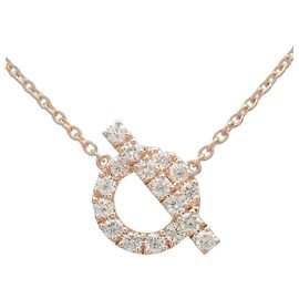 Hermès Collar HERMES Finesse Diamante K18PG 750PG Rose Gold Usado