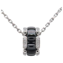 Collana Diamanti CHANEL Ultra Collection K18WG Oro Bianco Ceramica