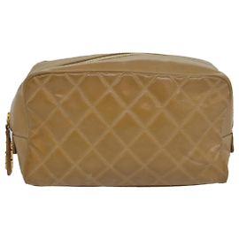 Chanel Square Stitch Toiletry Lambskin Small