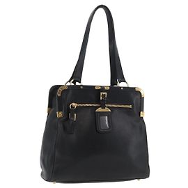 Borsa Tote Prada in pelle nera