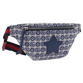 Cintura per bambini Gucci in tela rivestita con stampa GG