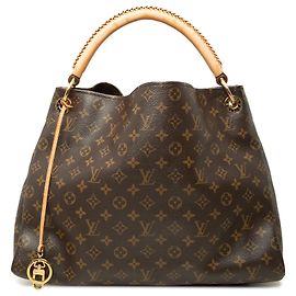 Borsa Hobo Louis Vuitton Monogram Artsy MM Marrone