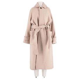 Ami Abrigo de lana beige