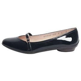 Salvatore Ferragamo Ballerine Audrey in vernice Navy - size EU 39.5
