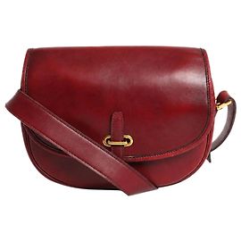 Hermès Bolsa de ombro vintage Balle De Golf burgundy