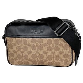 Bolsa de Ombro Coach Graham Signature Coated Canvas