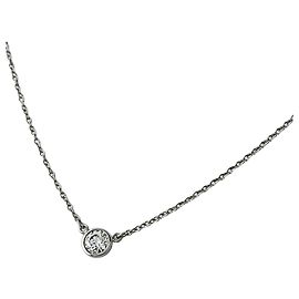 Autre Marque Colar com pingente de diamante By the Yard em platina Tiffany & Co.