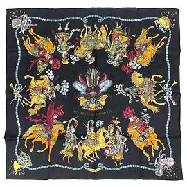 Hermès Hermes Carre 90 Les Fetes du Roi Soleil Schal