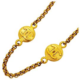 Chanel Coco Mark Circle Halskette