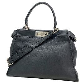 Borsa in pelle Fendi Selleria