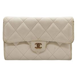 Cartera tri-fold Chanel Matelassé Classic Flap