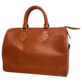 Borsa Louis Vuitton Epi Speedy 25 in Kenyan Brown