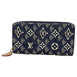 Louis Vuitton Long Wallet SINCE1854 Zippy M80212 Navy
