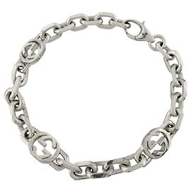 Bracciale con ciondoli Gucci in argento