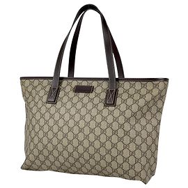 Bolsa Tote Gucci Beige Brown