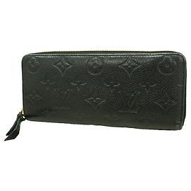 Louis Vuitton Monogram Empreinte Portefeuille Clemence Long Wallet