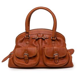 Borsa a mano Dior My Dior Pockets Large in pelle di vitello marrone