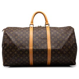 Louis Vuitton Brown Monogram Keepall 55