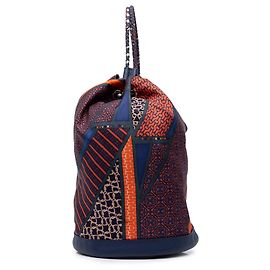 Hermès Blue Silk and Evercolor Carre en Cravates Sac Soie Cool 22