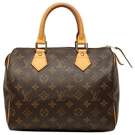 Louis Vuitton Brown Monogram Speedy 25