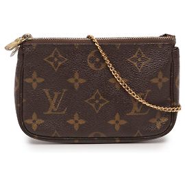 Louis Vuitton Brown Monogram Mini Pochette Accessoires