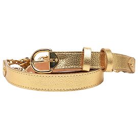 Louis Vuitton Kettengürtel aus gold-metallic Kalbsleder