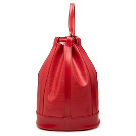 Louis Vuitton Red Epi Randonnee PM