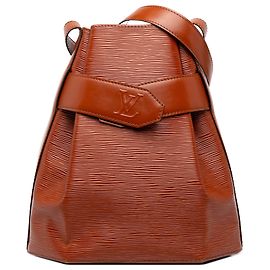 Louis Vuitton Brown Epi Sac D Epaule PM