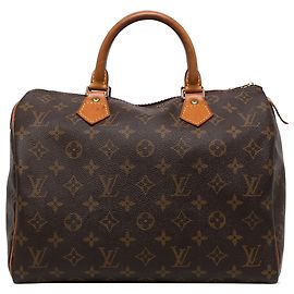 Louis Vuitton Brown Monogram Speedy 30