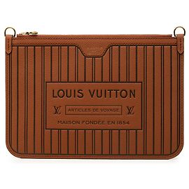 Louis Vuitton Pochette Neverfull MM in pelle di vitello Inside Out Marrone