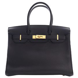 Hermès Black Togo Swift and Toile 3 in 1 Birkin Retourne 30