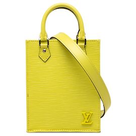 Louis Vuitton Yellow Epi Petit Sac Plat