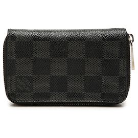 Portamonete Zippy Louis Vuitton Damier Graphite Nero