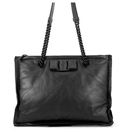 Borsa Tote in pelle Salvatore Ferragamo VIVA Bow Chain