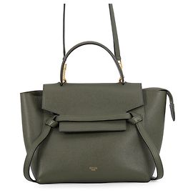 Céline Celine Handtasche aus grünem Leder
