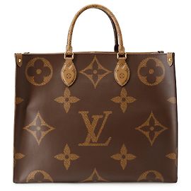 Bolso de hombro Louis Vuitton Monogram Reverse Giant OnTheGo GM