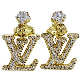 Orecchini a lobo Louis Vuitton Gold