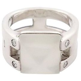Hermès HERMES MEDOR RING MONSTEIN & DIAMANTEN T54 AUS 925 STERNARGENT 10GR SILVER RING