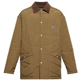 Loewe Steppjacke in Grün Oversized