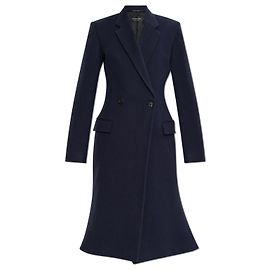 Balenciaga Wollmantel dunkelblau